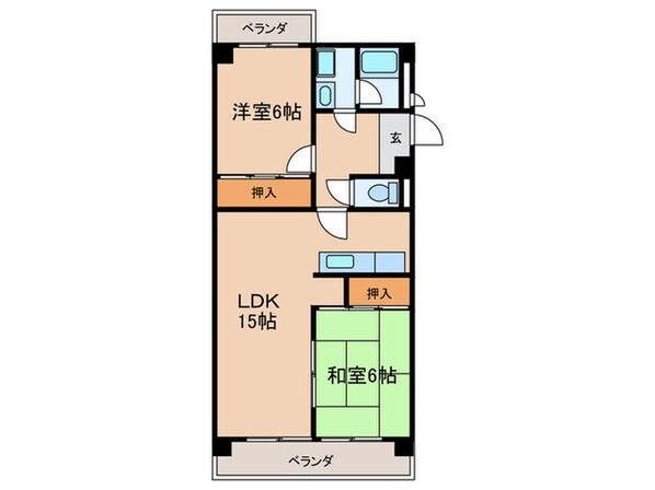 ト－ク２１の物件間取画像